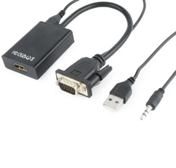 Prepojka VGA M - HDMI F 7